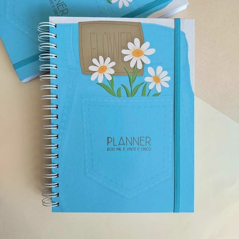 PLANNER 2025 Bolso e Margaridas (18x25) Papel 90g 216 páginas | RARA PAPELARIA