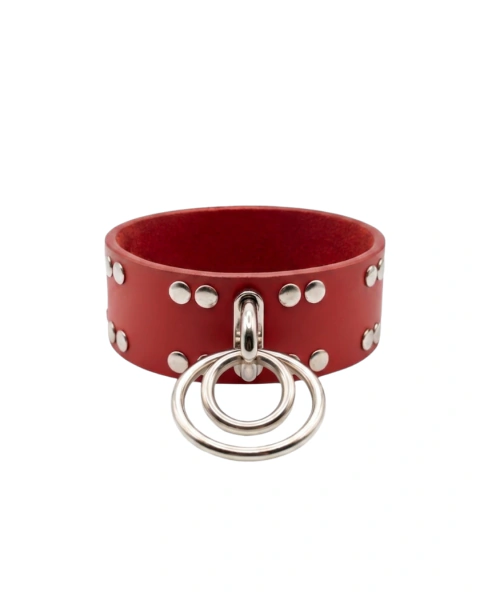 Collar Duo Ring Red