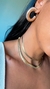 Choker Fita Laminada-FOlheada a ouro