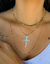 Choker Fita Laminada-FOlheada a ouro - comprar online