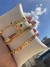 Pulseira Folheada a Ouro 18k Dois Fios com Esferas e Coração