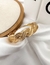 Bracelete ondulado Desenhado - FOlheado a ouro