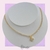 Choker Folheado a Ouro Micro Zircônia Inspiração Virginia