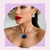 Conjunto Colar e Brinco Folheado a Ouro 18k e Prata Aisha