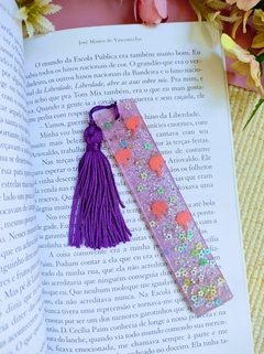 marca página de resina da barbie 