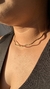 Choker Aro ondulado premium dourado