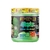 Envase de MANIAC XTREME PRE-WORK OUT de 300g sabor manzana verde, con etiqueta de advertencia y diseño gráfico llamativo.
