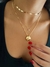 Colar Pingente Quadrado Orgânico Banhado a Ouro 18k na internet