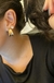Meia Argola Helana Cheia Curva Banhada a Ouro 18k - comprar online