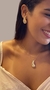 Brinco Gota Sophia M Banhado a Ouro 18k - comprar online
