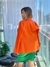 Blazer Paris Laranja Alongado na internet