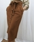 Saia Midi Linho Marron