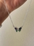 Collar butterfly green en internet