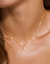 Colar Veneziana Folheado a Ouro 18k inicial/Letra - comprar online