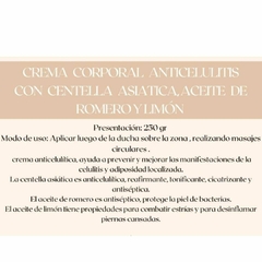 Crema corporal Anticelulitica - comprar online