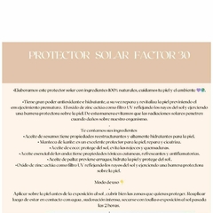 Protector Solar Factor 30 - comprar online
