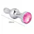 PLUG ANAL METAL CÔNICO CONVEXO COM JÓIA GENERAL IMPORT - loja online