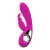 VIBRADOR DUPLO LUXO SILICONE RABBIT ALÇA 36 VIBRAÇÕES GENERAL IMPORT - Luxúria Sex Shop