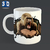 Caneca em 3D, temas variados.
