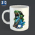 Caneca em 3D, temas variados. - loja online