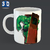 Caneca em 3D, temas variados.