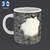 Caneca em 3D, temas variados. - Exclusiv.art personalizados 