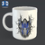 Imagem do Caneca em 3D, temas variados.