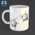 Caneca em 3D, temas variados. - Exclusiv.art personalizados 