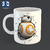 Caneca em 3D, temas variados.