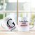 Caneca Alfabeto flores/ frases