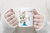 Imagem do Caneca Alfabeto floral glitter