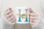 Caneca Alfabeto floral glitter - comprar online