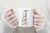 Caneca Alfabeto floral glitter na internet
