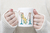 Caneca Alfabeto floral glitter - loja online