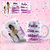 Caneca Feliz dia das mães roxo
