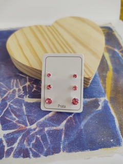 Trio pedras rosa