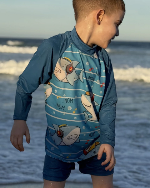 Conjunto UV Shark Manga Larga - comprar online