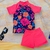 Conjunto UV Flores Manga Corta