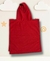 Poncho Toalla Microfibra Rojo - comprar online