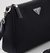 Bolsa de ombro em couro Saffiano e Re-Nylon - loja online