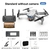 Drone inteligente com cameras dupla 4k de controle remoto profissional - loja online