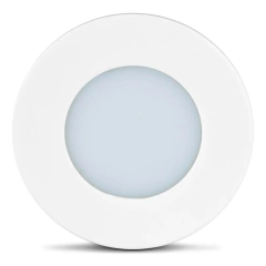 LUMINÁRIA LED POINT CIRCULAR 1,5W 110/220V LUZ FRIA 6000K ACRÍLICA - LEDLINE - comprar online