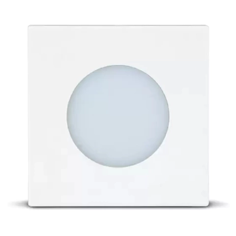 LUMINÁRIA LED POINT QUADRADA 1,5W 110/220V LUZ FRIA 6000K BRANCO - LEDLINE