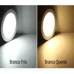 LUMINARIA LED POINT QUADRADA 1,5W 110/220V LUZ FRIA 6000K PRETO - LEDLINE - Thayuan
