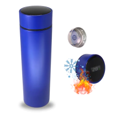 Garrafa Térmica Digital 500ml Premium em Aço Inox com Termômetro Digital Monitorar Temperatura Display Digital Visor Led - The Modern Girl Shop