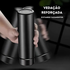 Garrafa Térmica Digital 500ml Premium em Aço Inox com Termômetro Digital Monitorar Temperatura Display Digital Visor Led na internet