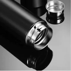 Garrafa Térmica Digital 500ml Premium em Aço Inox com Termômetro Digital Monitorar Temperatura Display Digital Visor Led na internet