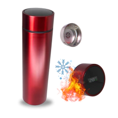 Garrafa Térmica Digital 500ml Premium em Aço Inox com Termômetro Digital Monitorar Temperatura Display Digital Visor Led na internet