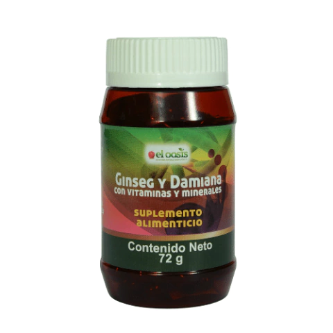 PERLAS GINSENG Y DAMIANA C/60