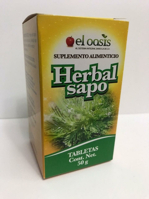 TABLETAS DE HIERBA DEL SAPO C/100